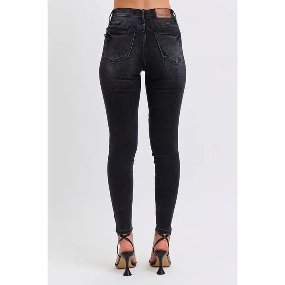 Black Skinny Jeans Tummy Control High Waist Comfortable Stretch Women’s